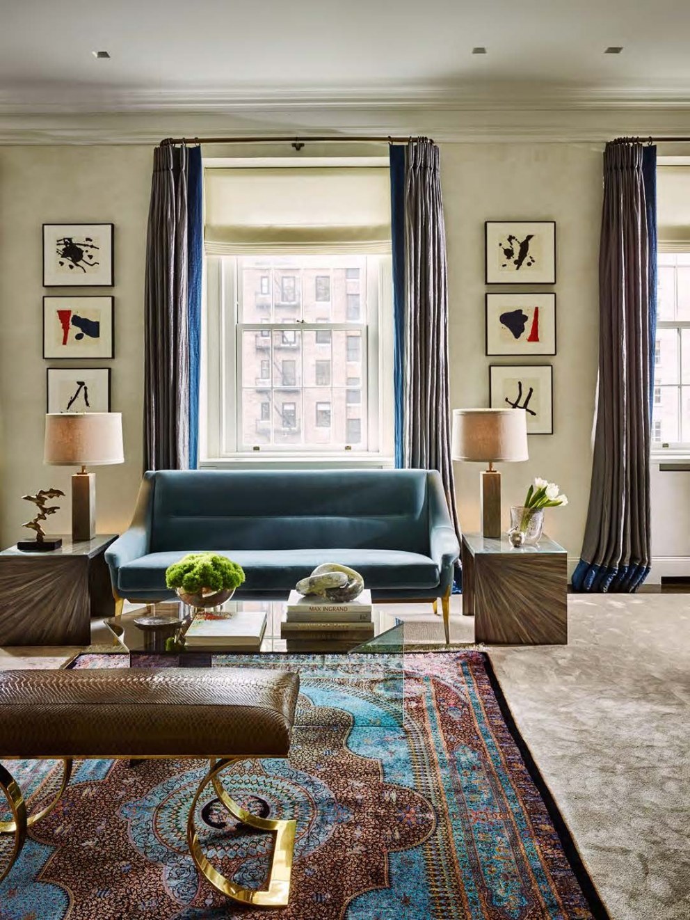 New York Duplex | Living room | Interior Designers